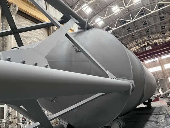 ASME Steel Storage Sand Grain / Lime Cement Bulk Powder Silo on Sale