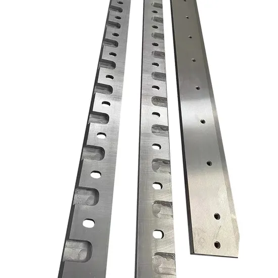 Bhs Corrugated Paper Machine Cross Cutting Screw Blade Tungsten Carbide Inlay